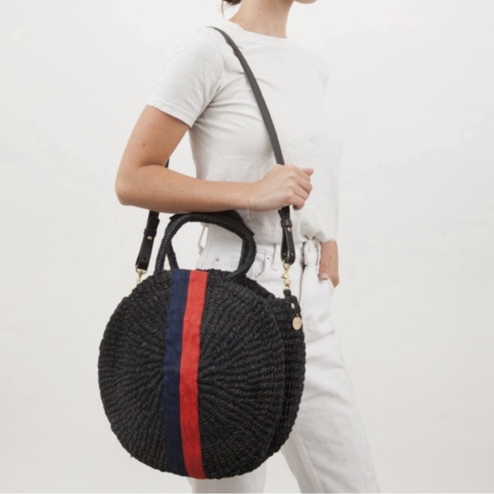 Clare V Alice woven crossbody bag